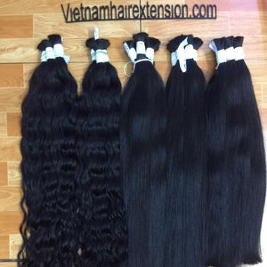 Extensions de cheveux vierges Remy de luxe de haute qualité, lisses et crépus, sans traitement chimique - Product Image 1