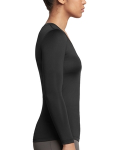 Women's Core <b>Compression</b> Long Sleeve V-Neck <b>Shirt</b> Quick Dry Base Layer <b>Compression</b> <b>Shirts</b> for Women Custom Made Design t <b>Shirt</b> - Product Image 2