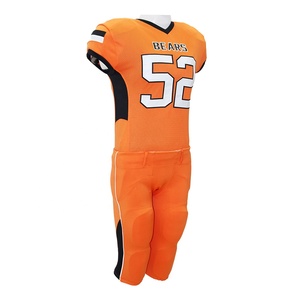 Uniforme de football américain sur mesure en gros, uniforme personnalisé de haute qualité de grande taille et respirant - Product Image 6