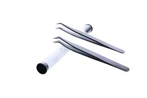 Pestañas pinzas de acero inoxidable 12 cm - Product Image 4