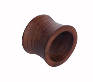 Anneau de serviette en bois naturel pour décoration de TABLE de mariage - Product Image 4