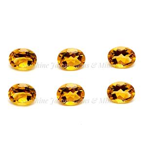 Quartz en vrac à facettes de haute qualité 5mm coeur coupe Citrine naturelle prix d'usine en gros par pièce certifié IGI - Product Image 3