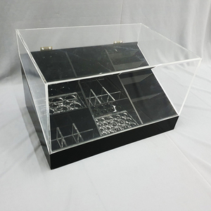 Armario de exhibición de cosméticos de diseño colorido, esquinero para labios, ojos y uñas - Product Image 2