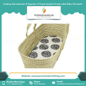 Best Quality Custom Super Soft Organic Cotton Unisex Bassinet Sheets Manufacturer - Product Image 4