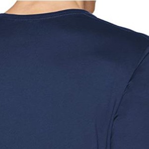 Mens Cotton Plain Lightning Patchwork Home Casual Loose T-Shirt - Product Image 5