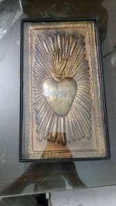 Cœur sacré de Jésus en métal pour décoration intérieure - Product Image 5