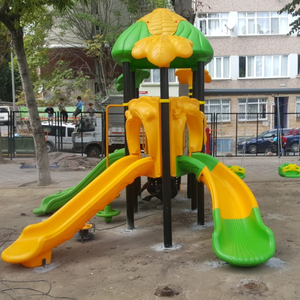 Área de juego al aire libre para niños, amigable con el medio ambiente, hecha de plástico fuerte pesado, anti UV, hecha en Turquía para uso en jardín al aire libre - Product Image 1