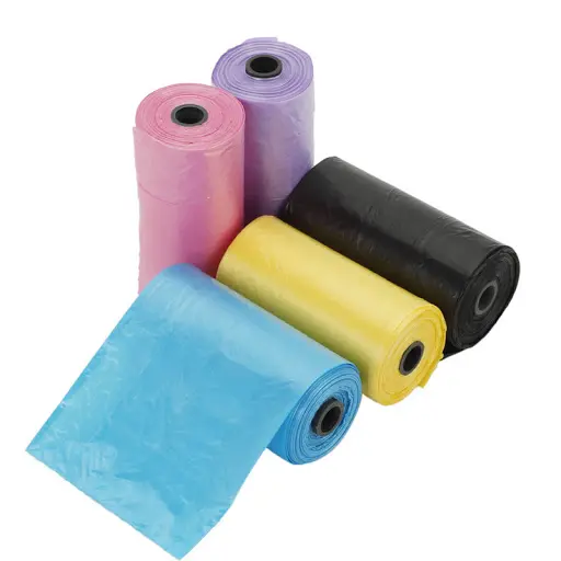 Vietnam factory Star Seal Garbage Bags Manufacturer Twist ties trash bags on roll custom packaging bag