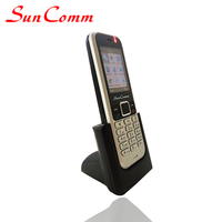 Téléphone IP sans fil pour 2 comptes SIP SC-9068-WPD, prise casque 3,5 mm, voix HD, compatible Wi-Fi pour l'auto-provisionnement 1