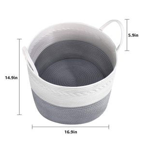 Storage <b>Basket</b> <b>with</b> <b>Handles</b> Decorative for Every Home - Product Image 1