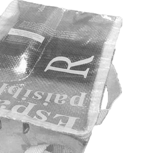 Bolsa cuadrada de plástico transparente ecológica estampada en caliente con logotipo personalizado, solución de almacenamiento RECICLABLE EN PP/PE - Product Image 3