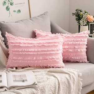 Decorativo Boho fundas de almohada de lino de algodón a rayas Jacquard patrón cojín para sofá cama habitación <span class=keywords><strong>dormitorio</strong></span> - Product Image 2
