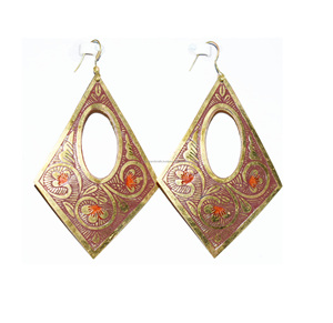 Pendientes estéticos de moda, diseño vintage, forma cuadrada, para uso diario, pequeños, joyería de plata de ley 925 con diamante talla rosa. - Product Image 1