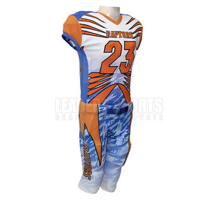 ชุดยูนิฟอร์มอเมริกันฟุตบอลแบบหลายสี ระบายอากาศได้ดี ไซส์พลัส สำหรับทุกเพศ ขายส่ง เสื้อและกางเกงแบบกำหนดเองได้ - Product Image 1