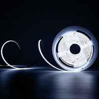 DC12/24V ac220v Flexible Dotless COB LED Stripe Lights pour le rétro-éclairage