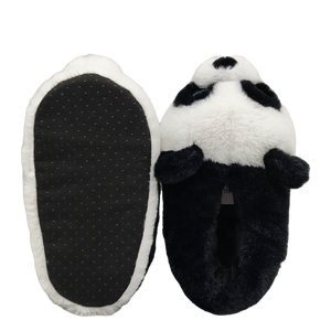 공장 아울렛 사용자 정의 참신 따뜻한 겨울 동물 팬더 슬리퍼 부드러운 플러시 침실 부드러운 단독 실내 슬리퍼 - Product Image 6