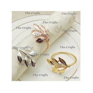 Aluminium Silver Color Napkin <b>Rings</b> Holder With Highest Quality Round Shape Napkin <b>Rings</b> At Bestest Price - Product Image 4