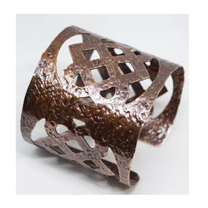 2024 Delaware Color Black Hollow <b>Copper</b> <b>Bracelet</b> Jewelry Christmas women African style bangle Couple Jewelry - Product Image 4