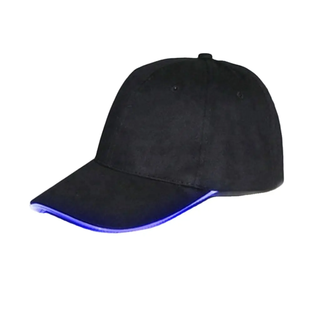 مصباح ليد كاب فريق البيسبول قبعات قبعات بالمقاس المناسب يتوهج في الظلام حزب نادي الدعائم