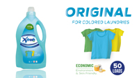 Détergent liquide pour linge parfumé aux fleurs X-FRESH pour les vêtements de couleur, à utiliser toute l'année, mousse haute/basse, éliminateur de taches tenaces
