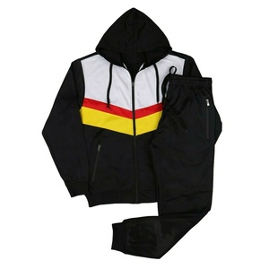 Survêtement de 2 pièces pour hommes, tenue de Jogging décontractée, à manches longues, fermeture éclair, nouvelle collection 2020 - Product Image 1