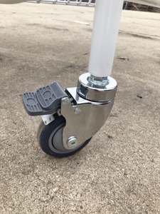 YKB005-Y6 <strong>Hospital</strong> Portable Steel <strong>Infant</strong> Cribs Baby Cot <strong>Bed</strong> With Wheels - Product Image 6