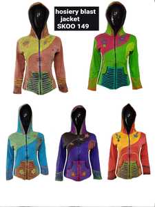 Chaqueta con estilo bohemio para invierno, chaqueta de tela de estilo informal con combinación de colores, de diseñador, unisex - Product Image 2