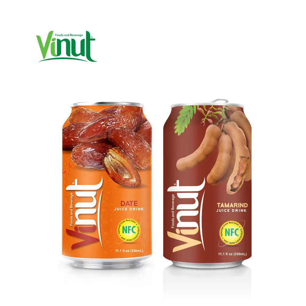 330ml Canned VINUT Tamarind juice in dubai ODM service from Viet Nam