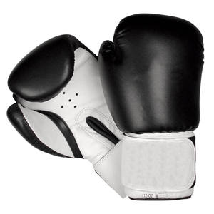 Nuevo diseño de cuero genuino profesional gancho y bucle acolchado multicapa personalizado Sparring Muay Thai competición guantes de boxeo - Product Image 3