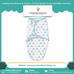 <b>Muslin</b> <b>Baby</b> Blankets Wholesale High Quality Adjustable Swaddle Wrap - Product Image 2