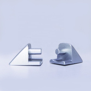 Case handle silver top black bottom aluminum material good for cases suitcase wood case - Product Image 4
