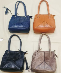 Sac à main pour femme en cuir de vache véritable avec deux sangles imprimées d'animaux Fermeture à glissière en forme d'oreiller pour femme Usage quotidien - Product Image 2