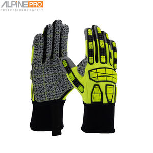 Gants TPR de vente chaude pour la construction et les mécaniciens de champ pétrolifère Gants anti-impact de sécurité de travail Amortisseur - Product Image 5