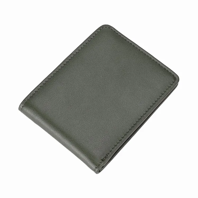 Profesyonel yapılmış yeni moda Modern PU deri fermuarlı çanta erkekler deri cüzdan