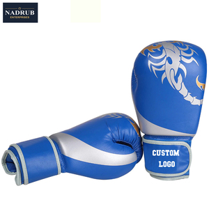 Guantes de Boxeo de Cuero para Entrenamiento y Combate, con Logotipo Personalizado, Cierre de Gancho y Bucle en la Correa de Muñeca, Más Vendidos - Product Image 5