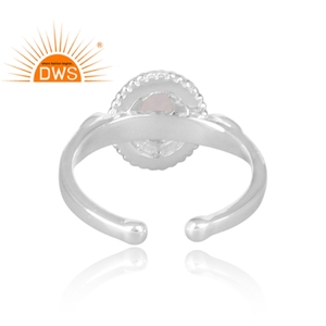 Pierre précieuse en cristal et Quartz naturel, anneaux de créateur faits à la main, solide, argent fin, vente en gros, 925 - Product Image 4