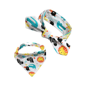 Bavoirs bandana pour bébé 100% coton biologique |   Bavoirs doux anti-bave pour nouveau-nés filles et garçons, bavoirs d'alimentation réglables pour nourrissons, bavoirs imprimés pour tout-petits - Product Image 1