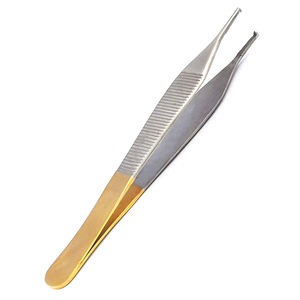 Pinzas y pinzas manuales de acero inoxidable para el pulgar, uso quirúrgico duradero, certificado CE, la mejor calidad - Product Image 3