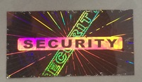 Autocollants adhésifs en vinyle anti-contrefaçon certifiés ISO9001, de qualité supérieure, hologrammes 3D argentés, étanches et inviolables, pour l'artisanat
