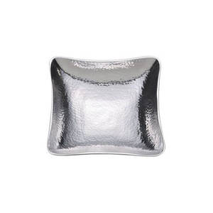 Plateau de service en métal de forme arrondie, fait à la main, décoratif, en acier galvanisé, forme rectangulaire - Product Image 6