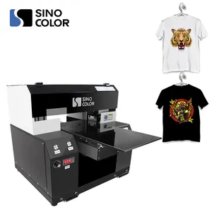 Top 10 Cheap A3 Size Digital Custom Commercial DTG Direct to Garment T-Shirt Printer with well designed touch screen