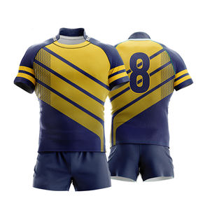 Vêtements de sport uniformes de rugby personnalisés pour hommes ensembles de sublimation respirante pour joueurs de football - Product Image 3