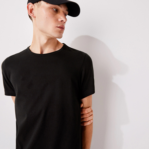 Camiseta personalizable de manga corta de algodón con cuello redondo/poliéster para hombre con características transpirables y de secado rápido - Product Image 2