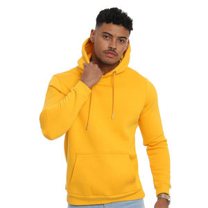 Sudaderas con capucha de color amarillo para hombre, sudaderas con capucha de manga larga de talla grande para hombre, sudaderas con capucha para hombre hechas a medida - Product Image 1