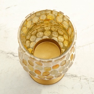 Established Design Best Theme Métal et Verre Mini bougeoir en mosaïque votif pour la décoration à tous les endroits - Product Image 4