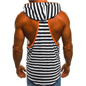 Manufacturer Custom Logo Gym Fitness mens stringer tank top gym men tank top - Product Image 6