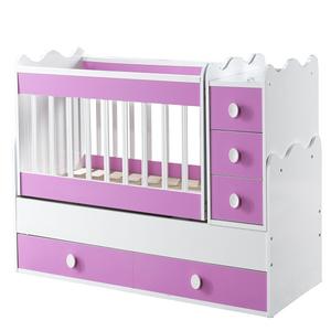 pink baby cot