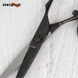 Tijeras de peluquería profesionales Eversharp, hoja de acero inoxidable, mango largo, para diestros, para uso en salón - Product Image 6