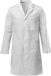 ที่มีคุณภาพที่ดีที่สุดร้อนขายผ้าฝ้ายที่เป็นของแข็ง/โพลีเอสเตอร์โลโก้ที่กำหนดเองแพทย์เครื่องแบบสีขาว - Product Image 6