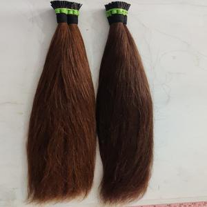 วิกผมคนสีน้ำตาลธรรมชาติแบบไล่เฉดสี,วิกผมปิดด้านหน้าแบบไมโครลิงก์คุ้มค่ากับการต่อผมด้วยเงิน - Product Image 2